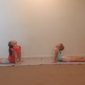 kids yoga pose cobra